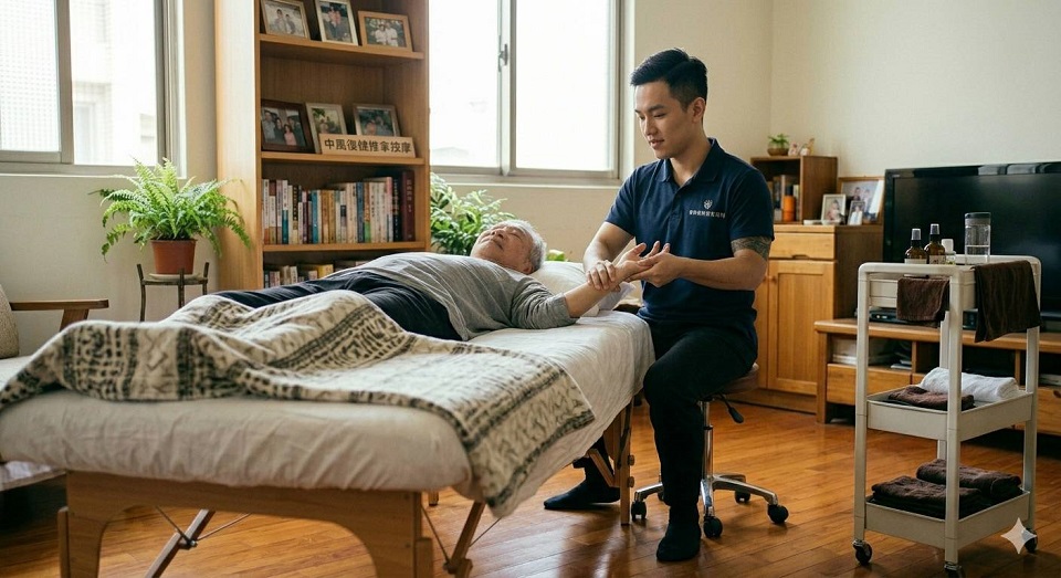 長期臥床推拿按摩