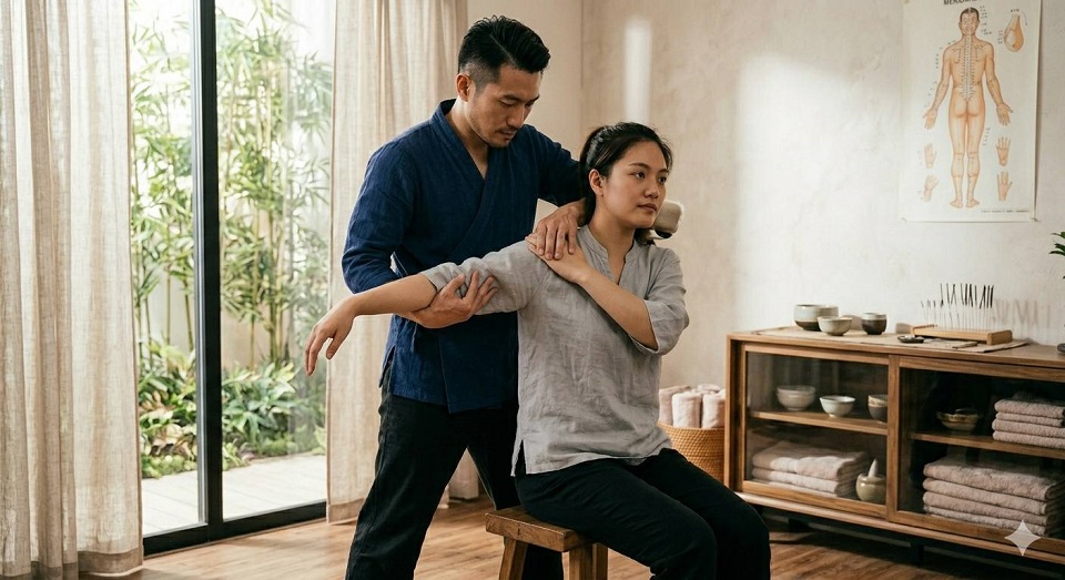 到府推拿按摩五十肩