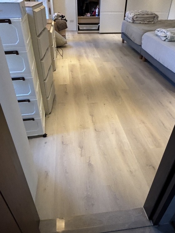 台中木地板-主臥房鋪木地板