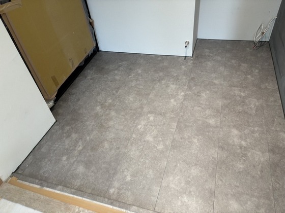 台中木地板-大門玄關前鋪木地板