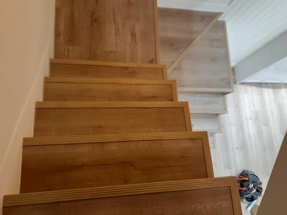 台中木地板-樓梯地板