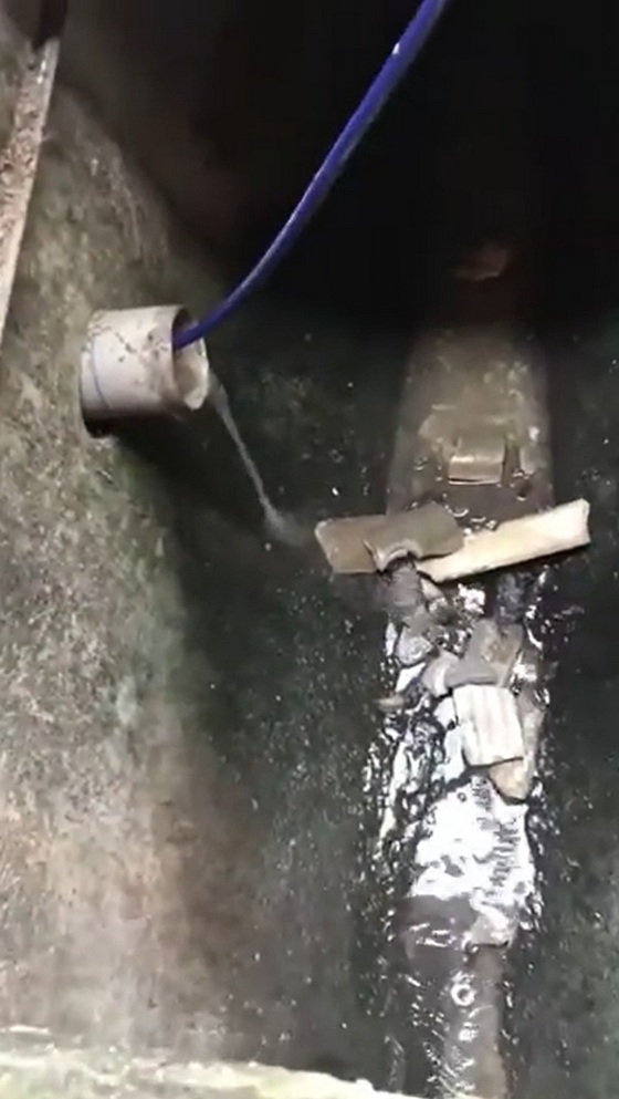 屏東水刀通水管-社區水溝排水管疏通