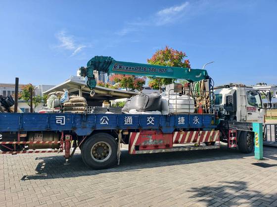 安平區鎮海國小 運輸吊掛工程