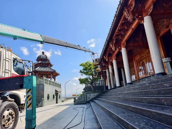 白河區固定籠清洗水槽作業