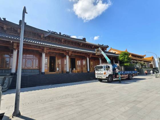 白河區固定籠清洗水槽作業