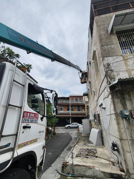 安南區固定籠拆採光罩作業